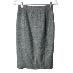 Forever 21 Pencil Knee Length Tweed Skirt Modest Office SZ SP   EUC